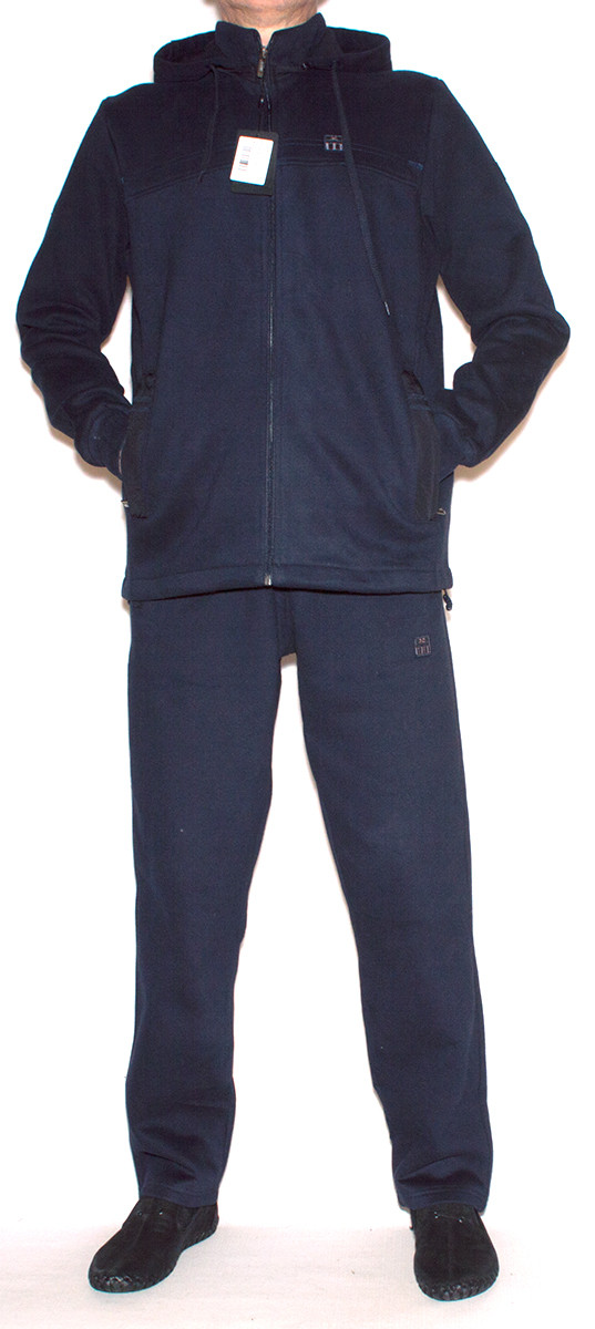 Утеплений чоловічий спортивний костюм Escetic L,XL,XXL,3XL Синій, Виберіть розмір