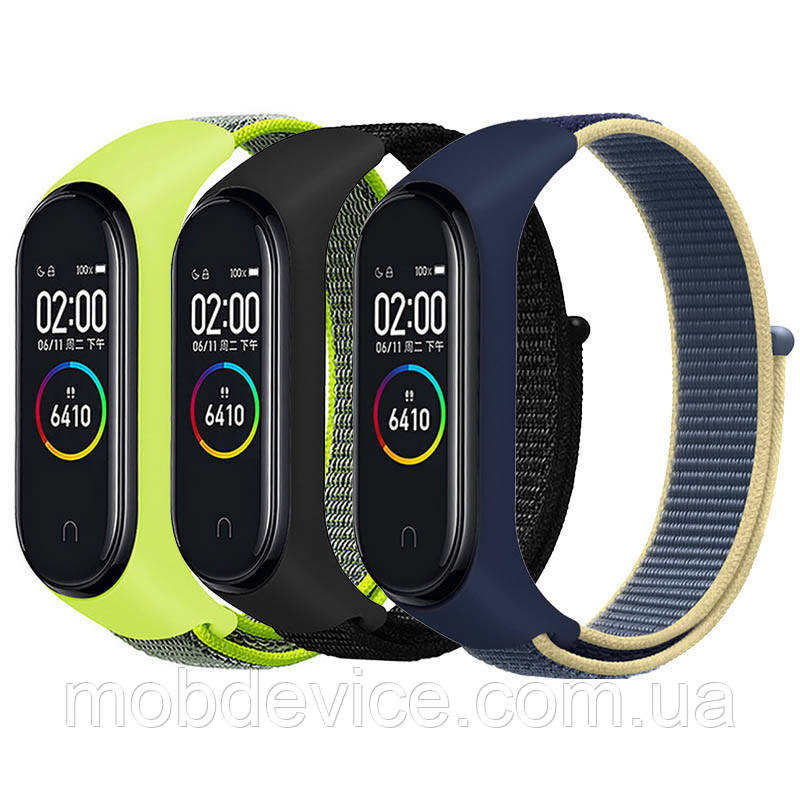 Ремінець Нейлоновий для Xiaomi Mi Band 3/4/5/6/7