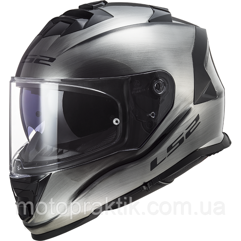 LS2 FF800 Storm 2 Jeans Titanium, XS Мотошолом інтеграл з окулярами