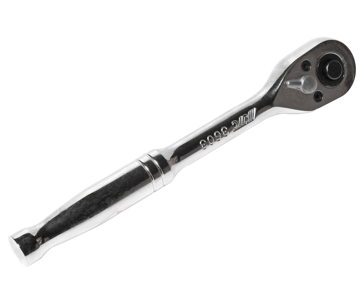 Тріскачка 3/8" 182 мм 36 зубців (сталева ручка) 3603 JTC, фото 1