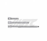 Подовжувач 1/4" 100 мм 3007 JTC, фото 2