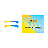 Zola компенсатори для ламінування вій Compensators For Lamination of Eyelashes (жовто-блакитні)