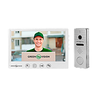 Комплект відеодомофона Green Vision GV-001-GV-057+GV-004