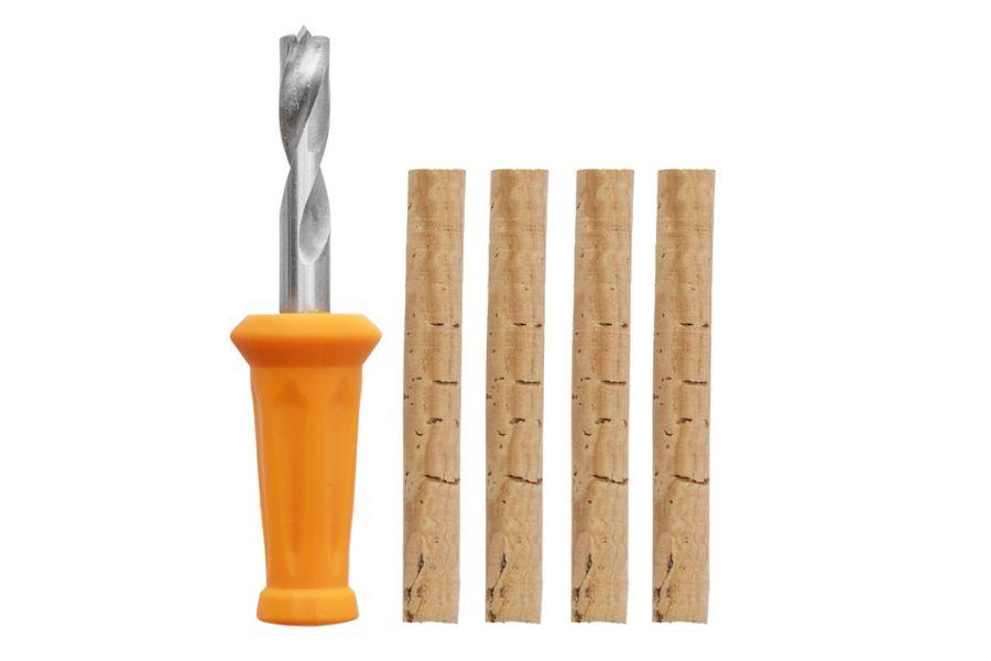 Набір свердло+пробкові циліндри CZ Bait Drill 6mm + Сork Sticks 4шт, фото 1
