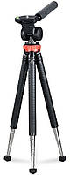 Штатив для смартфонів  Hama Tripod 106 2D, 25.5 -106 cm, чорний Baumar - Порадуй Себе