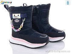 Дитяче взуття гуртом. Дитяче зимове взуття 2023 бренда Kellaifeng — Bessky для дівчаток (рр. з 26 по 31)