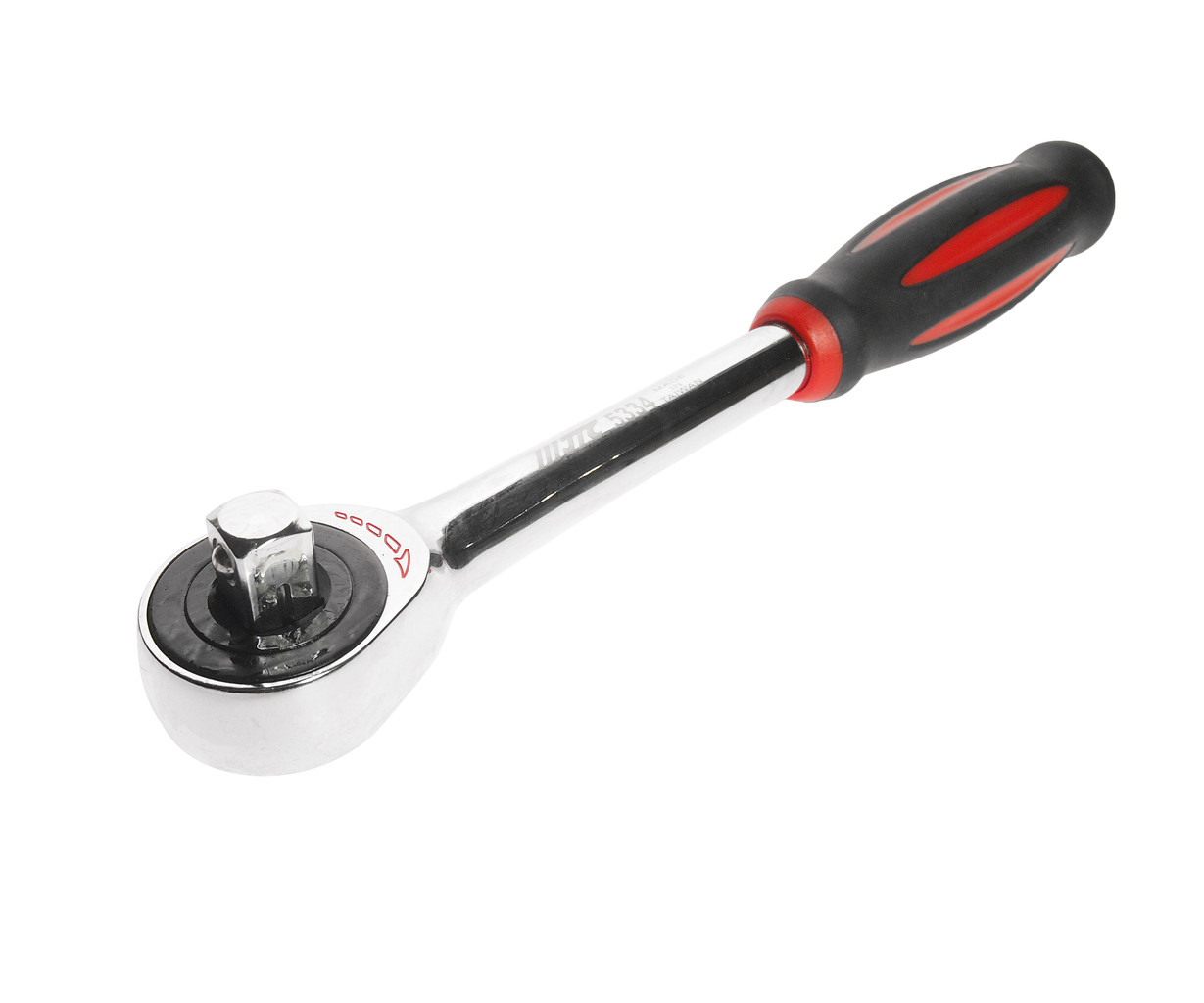 Тріскачка ротаційна ( обертання ручкою) 1/2" 60 зубців 290 мм 5334 JTC, фото 1