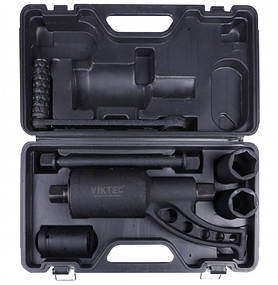Ключ редукторний 1", 1:64, 2400 Нм із набором головок 30, 32, 33 мм VT01035 VIKTEC