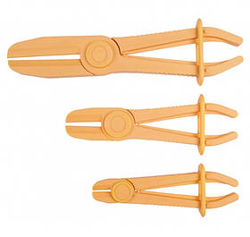 Комплект кліщів для перетискання трубопроводів 3 од. VT01147 VIKTEC