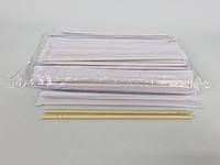 Палочки для Суши бамбуковые круглые 225 мм Ø5(100 шт)(1 пач)палочки в бумажной индивидуальной упаковке