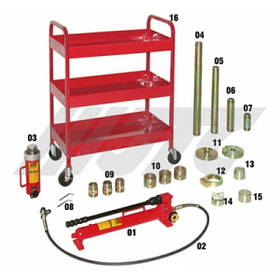 Комплект для виправлення кузова гідравлічний 20т 16 од. HB2050 JTC