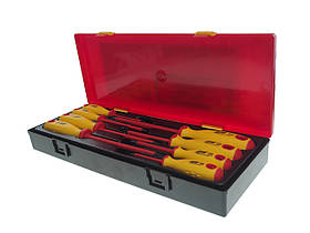 Набір викруток діелектричних SL3.0-SL5.5, PH0-PH1 7ед K9081 JTC