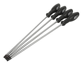 Набір викруток подовжених TORX Т20, Т25, Т27, Т30, 250 мм 4 од. 5115 JTC