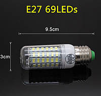 Лампа Epistar E27 кукуруза 7 Wt 69 led