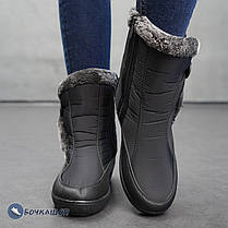 Жіночі дутики з хутром на замку з регулятором підйому, фото 5