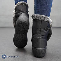 Жіночі зимові дутики на хутрі, фото 3