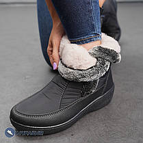 Жіночі зимові дутики на хутрі, фото 5