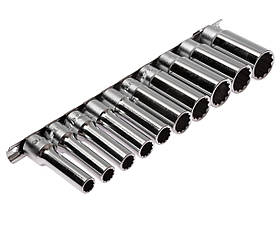 Набір головок глибоких 12 г. 10-24 мм 1/2" 10 од. T410M JTC