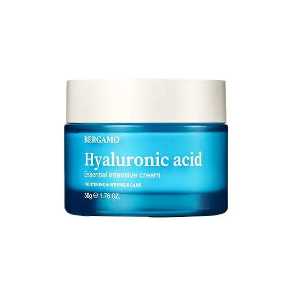 Інтенсивний крем для обличчя з гіалуроновою кислотою BERGAMO Essential Intensive Cream 50g # Hyaluronic Acid
