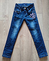 Синие джинсы для девочек 5-6, 6-7,7-8лет