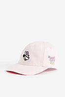 Детская кепка светло-розовая Минни Маус H&M 6-12мес