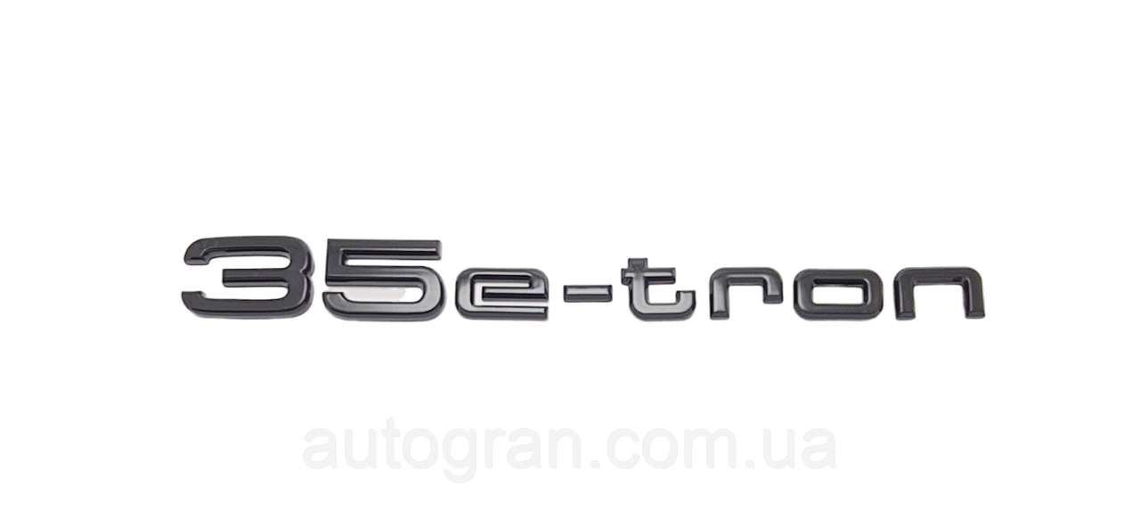 Емблема на кузов Audi 35 e-tron чорна