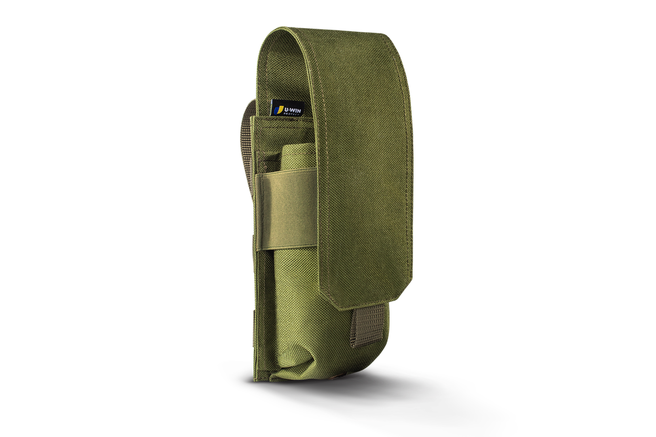 Підсумок тактичний / фастмаг під два магазини АК на липучці U-WIN Cordura 1000D (olive)
