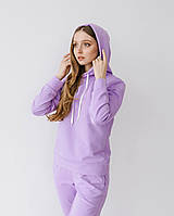Худі та штани жіночі бузкового кольору, жіночі спортивні костюми бузкові
