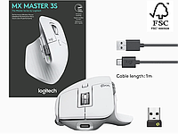 Беспроводная Мышь Logitech MX Master 3S White Original