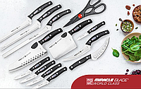Большой набор кухонных ножей всех типов Miracle Blade World Class 13в1 ножи для всех типов резки