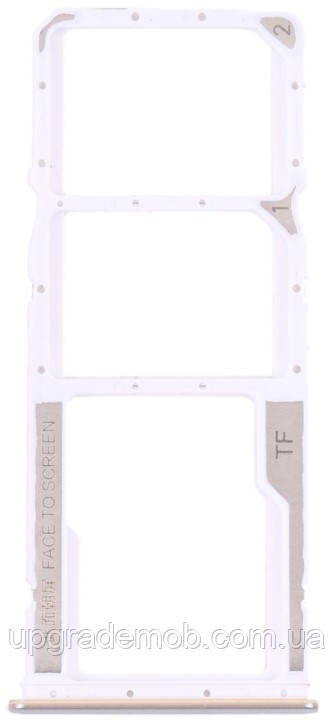 Тримач Sim-карти та карти пам'яті Xiaomi Redmi Note 11/Redmi Note 11S 4G сріблястий Pearl White на дві