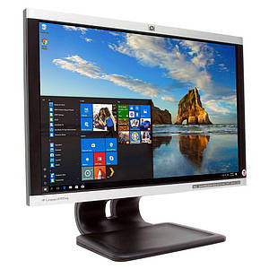 Монітор 19" 1440*900 TN HP LA1905wg VGA DVI DP USB*2 Pivot сріб.+чорн. бв A- Гар.12міс! #
