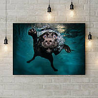 Картина на полотні "Собака-підводник"