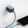 Мережевий зарядний пристрій Baseus Super Si 1C USB Type C 20 W Blue (CCSUP-B03), фото 10