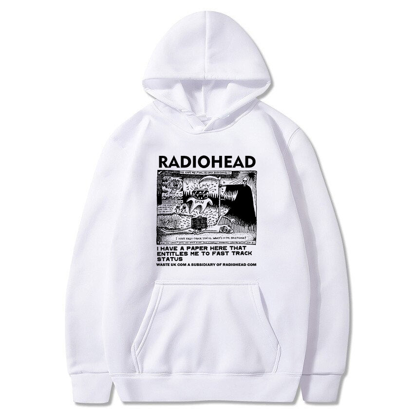 Худі біле LOYS Radiohead — Waste XS