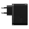 Мережевий зарядний пристрій Baseus GaN5 Pro GaN USB Type C / USB 100 W PD3.0 QC4.0+ AFC Black (CCGP090201), фото 2