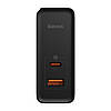 Мережевий зарядний пристрій Baseus GaN5 Pro GaN USB Type C / USB 100 W PD3.0 QC4.0+ AFC Black (CCGP090201), фото 7