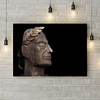 Картина на холсте "Скульптура Юлий Цезарь"