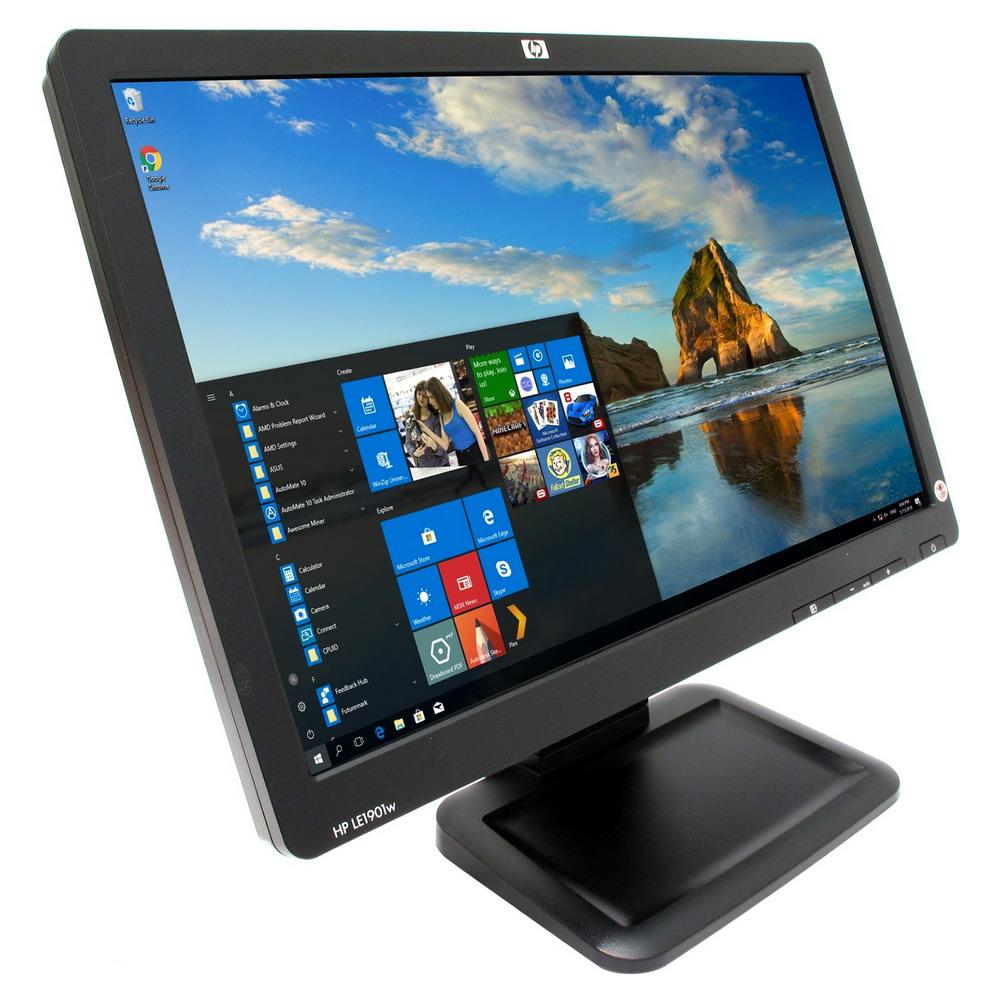 Монітор 19" 1440*900 TN HP LE1901w VGA чорний бв A- Гар.12міс! #