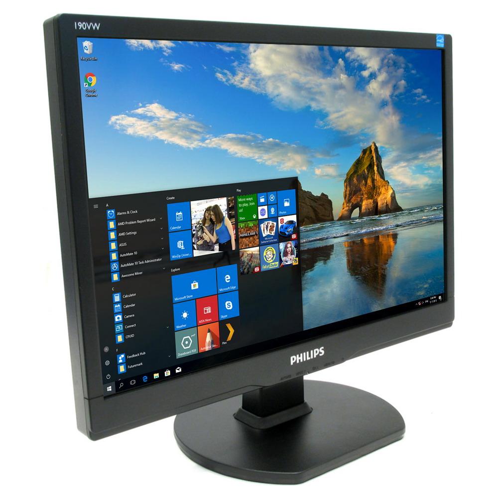 Монітор 19" 1440*900 TN Philips 190VW9FB VGA чорний бв з кабелями B