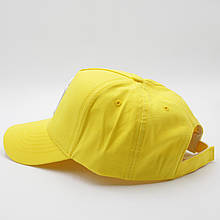 Бейсболка Тракер жовта New York літня, чоловічий/жіночий бейс жовтий Нью Йорк з вишивкою на літо