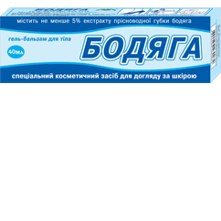Бодяга, гель-бальзам для тіла, 40 мл, Флора Фарм