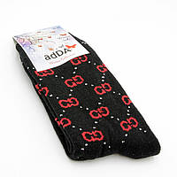 Носки махровые турецкие, новогодние носки с Гуччи, теплые женские носки 36-40 размера новогодние топ