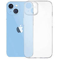 Силиконовый чехол для iPhone 14 Baseus Simple Series Protective Glass Case прозрачный Transparent (ARAJ000602)