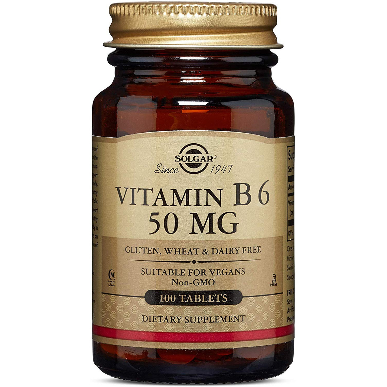 Вітамін В6 Solgar Vitamin B6 50 mg 100 tabs