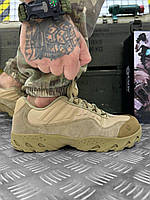 Тактические кроссовки Predator койот замш Армейские кроссовки на полиуретановой подошве