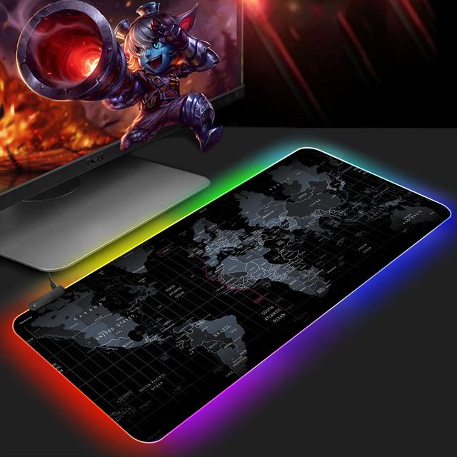Игровая поверхность Карта с RGB подсветкой 80*30 см. Игровая поверхность Карта с RGB подсветкой 80*30 см.