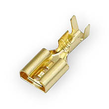 Конектор плоский DJ611 6,3 D без ізоляції "мама" (2.5-4/6,3-0,5)