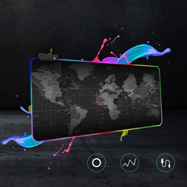 Игровая поверхность Карта с RGB подсветкой 80*30 см. Игровая поверхность Карта с RGB подсветкой 80*30 см.