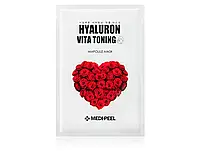 Тонизирующая пептидная маска для лица Medi-Peel Hyaluron Vita Toning Ampoule Mask